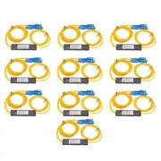 10 Pcs/Set Fiber Optical Splitter Fbt Optical Multifunctional Convenient8477