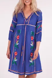 Liberty Frieda Embroidered Dress--RUB-LIB