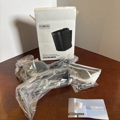 Flexson Wall Bracket Mount Tilt/Swivel Sonos ONE/ PLAY1 FLXS1WM1021 Single BLACK