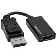 StarTech.com DP2HD4K60S DisplayPort to HDMI Adapter - 4K 60Hz Active DP 1.4 to HDMI 2.0 Video Converter - DP to HDMI Monitor/TV/Display Cable Adapter Dongle - Latching DP Connector [DP2HD4K60S]