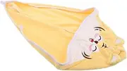 VICASKY Coral Fleece Dry Hair Hat Hair Towel Wrap Turban Towels for Wet Hair Yellow