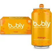 Sparkling Water, Mango, Zero Sugar & Zero Calories, Seltzer Water, 12 Fl Oz Cans