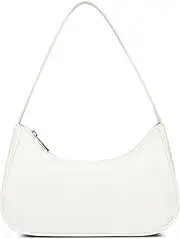 [Afashor] Shoulder Bags for Women Vegan Leather Hobo Sling Tote Handbag Retro Clutch Purse with Zipper Closure