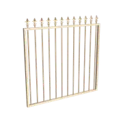 ProtectorAl 800 - 1200 x 1200mm Primrose Aluminium Pool Gate Spear Top
