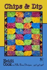Chips & Dip Quilt Pattern-A Fat Quarter Quilt