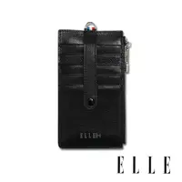 在飛比找momo購物網優惠-【ELLE HOMME】經典款-真皮證件/名片夾(紳士黑 E