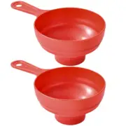 2 Pcs Jam Funnel for Canning Oil Funnels Filling Bottles Wide Mouth