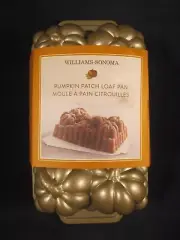Williams Sonoma Nordic Ware 3D Pumpkin Patch Loaf Pan Metal 10 Cups 2.6 L NEW