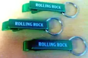 Rolling Rock Aluminum Bottle Opener Key Ring - Set of 3 - New & F/S Authentic RR