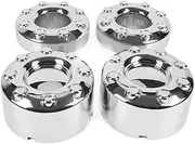 PIT66 Wheel Center Caps Hubcaps Cover 17 Inch Compatible with 2005 2006 2007 2008 2009 2010 2011 2012 2013 2014 2015 2016 Ford F350 Super Duty Dually (DRW) 4x4 4Pcs Chrome