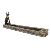 Ancient Egyptian Anubis God of the Underworld Incense Holder Burner Figurine