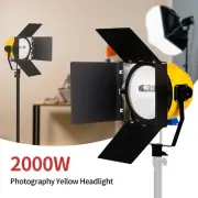 Yellow Headlight LED Continuous Spotlight 2000W Dimmable for Photography Studio