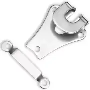 12 Set Heavy-Duty Pant Hook & Eye Nickel Sewing Set Clothig Fixing Tools Hooks a