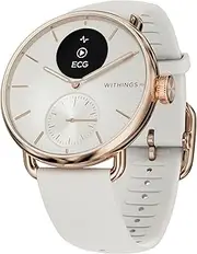 Withings Scanwatch 2 Hybrid Smartwatch, 38mm, Rose Gold