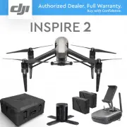 DJI INSPIRE 2 Drone w/ Charging Hub & Case. Dual battery design.