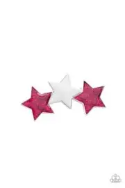Paparazzi: ​Don't Get Me STAR-ted - Pink Hair Clip