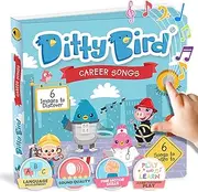 Ditty Bird Musical Books for Toddlers | Fun Children's Nursery Rhyme Book | The Firefighter Book with Sound | Interactive Toddler Books for 1 Year Old to 3 Year Olds | Sturdy Baby Sound Books