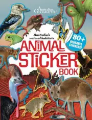 Australia's Natural Habitats Animal Sticker Book by Australian Geographic (Engli