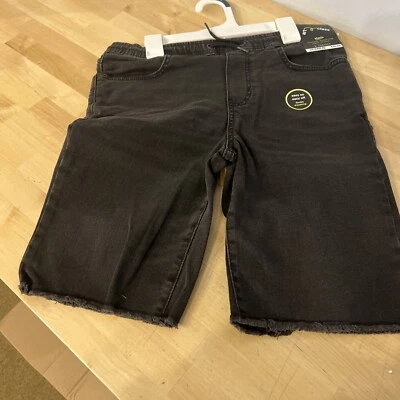 Boys' Pull-On Jean Shorts - art class Black Size L 12/14