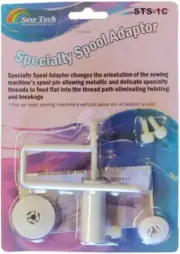 Specialty & Metallic Thread Spool Pin Adapter for Sewing Machines