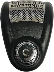 KRYPTONITE 429544 BLOCCADISCO CON ALLARME KRYPTOLOK (6mm PIN), Black