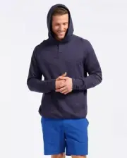 New Rhone Pullover Hoodie Blue S/P Men's A52