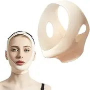 V Face Masks, Reusable V-Line Mask, for Double Chin and Saggy Face Skin, Reusable Chin Strap, V-shaped Chin Face Tightening Band, Face Lifting Mask for Women