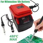 Portable Cordless Welding Tool Soldering Iron Station For Milwaukee 18V Battery