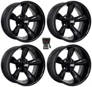 GTW Godfather 10" Golf Cart Wheels/Rims Black E-Z-GO & Club Car