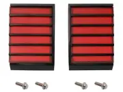 Holden VH Commodore Tail Light Extensions LEFT + RIGHT SL/E lens reflector light