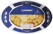 Luminarc Smart Cuisine Carine Oval Dish 250 °C – Innovative Glass Oven Dish – Lightweight and Extra Resistant – Easy to Clean – Made in France – Dimensions 32 x 20 cm