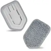 2 Pack Baseboard Brush Refill Replacement Head Scrub for Bathroom Bathtub Sho...