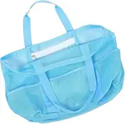 [LIFKOME] Large Mesh Beach Bag for Women Lightweight and Portable Tote with Multiple Pockets for Organizing Towels and for Beach Pool and Travel