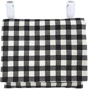 Mobile pocket black × gingham plaid boy girl anywhere with pocket pocket tissue handmade made in Japan