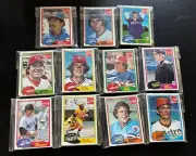 1981 COCA COLA BY TOPPS BASEBALL COMPLETE 132 CARD SET ALL 11 TEAMS