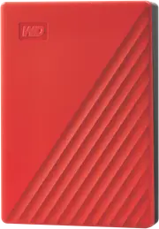 Western Digital 4TB My Passport Portable HDD (Red)