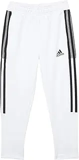 [adidas] Kids' Tiro Track Pants, White/Black, XX-Small