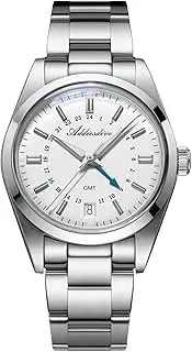 [ADDIESDIVE] 36 MM Small Dial GMT Watches for Men Quartz Watch Ronda 515-24 H Diver Waterproof 100 M Stainless Steel