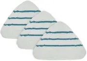 Qresthusa 3Pcs Steam Mop Replacement Pads Triangle Washable Cloth Cleaning Floor Microfiber Mop Pad Steam Mop Fittings