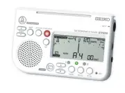 SEIKO Metronome Tuner, Loud Volume, Music Stand Mountable, Ideal for Wind Bands,