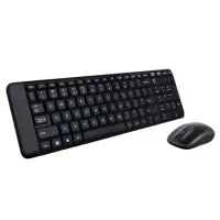 在飛比找momo購物網優惠-【Logitech 羅技】MK220 無線鍵盤滑鼠組(920