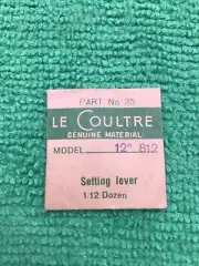 Jaeger LeCoultre Setting Lever Cal. 12” 812 Part 443 25, NOS