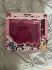 Hello Kitty & Friends Large Silicone Cake Making Set, Spatula & Recipe Book New