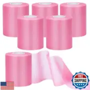 Pre wrap Pink,Prewrap Athletic Tape,6 Roll Pre wrap Headbands for Hair Soccer