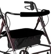 Rollator Walker Seat and Backrest Rollbar Covers Universal Rollator Accessories Walkers for Seniors with Seat Gift Protective Cover