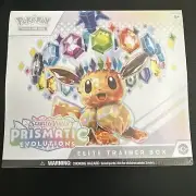 Pokemon Prismatic Evolutions ETB Elite Trainer Box Factory Sealed IN HAND