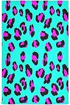 RPLIFE Leopard Print Teal Kitchen Counter Cloth, 28x18 Inch Absorbent Farmhouse Hand Towels, Set of 4