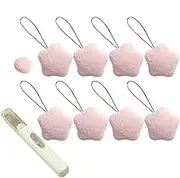 Duvet Holder Clips,Double Sided Plush Pin Star Shape 8X | Home Bedding Accessories with Storage Box Bedroom Quilt Cover Fixer for Socks, Blankets