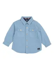 [Animal Crackers] Yale Shacket in Blue