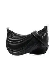 Mugler Spiral Curve Embossed Tote Bag